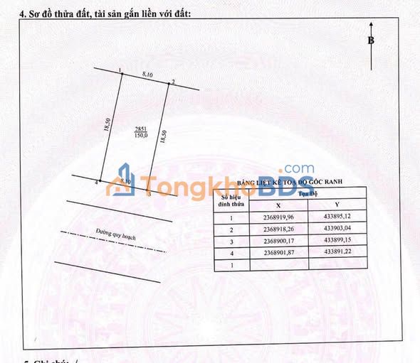 Đất Tái Định Cư Trần Đăng Ninh, Phổ Yên 150m² - Sổ Đỏ Rõ Ràng