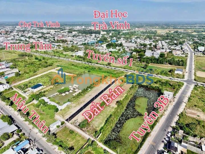 Mặt Tiền 105m² Thổ Cư Trà Vinh - Giá 750 Triệu