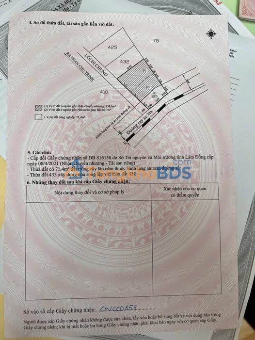 Đất Phan Chu Trinh Đà Lạt 295m² 11.9 tỷ - Sổ đỏ chính chủ