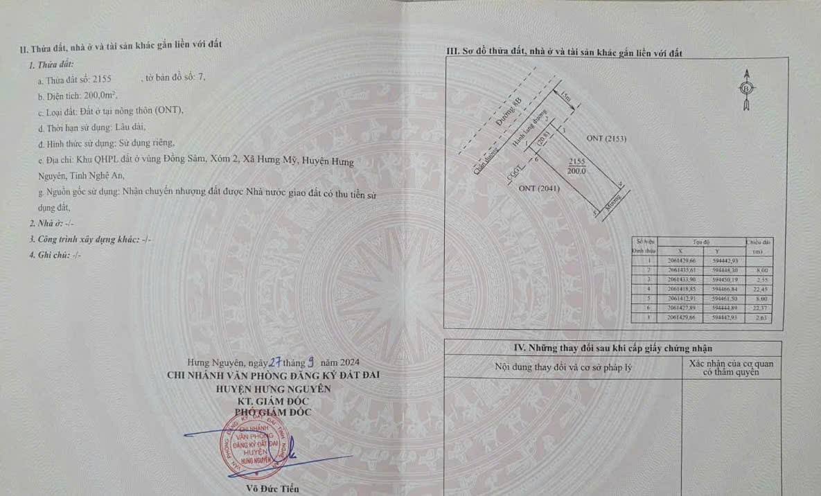 Đất Mặt Tiền QL 8B Hưng Nguyên 200m² - Vị Trí Vàng, Sẵn Sàng Đầu Tư