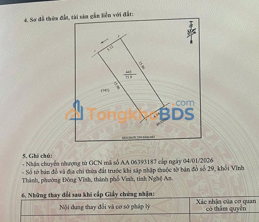 Bán Đất Vàng 76m² Sát Chợ Đông Vĩnh, Vinh - 3.5 Tỷ