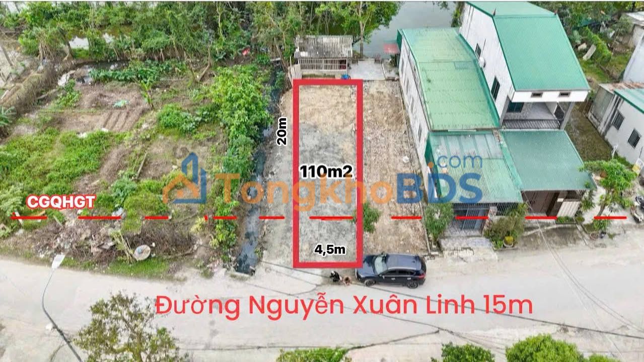 Đất Góc Vàng Nguyễn Xuân Linh, TP Vinh - 110m² Hướng Bắc, Giá 4.3 Tỷ