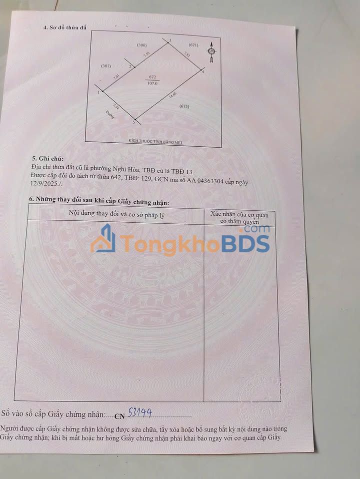 Đất Nghi Hòa, Vinh 107m² - Sổ Đỏ Sẵn Sàng, Giá Đầu Tư 1.4 Tỷ