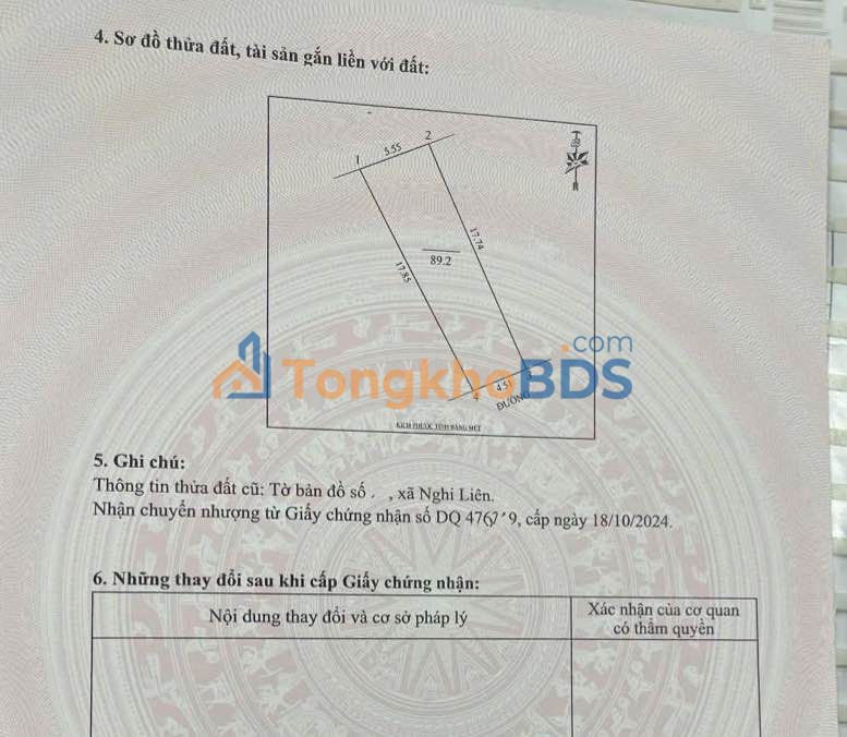 Bán đất Xóm Kim Chi, Nghi Liên 89.2m² - Sổ đỏ sẵn sàng