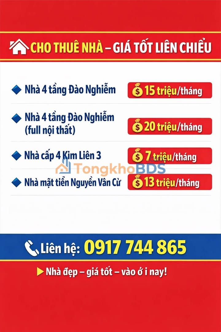 Nhà 4 Tầng Đào Nghiễm Liên Chiểu - Full Nội Thất, Giá Tốt