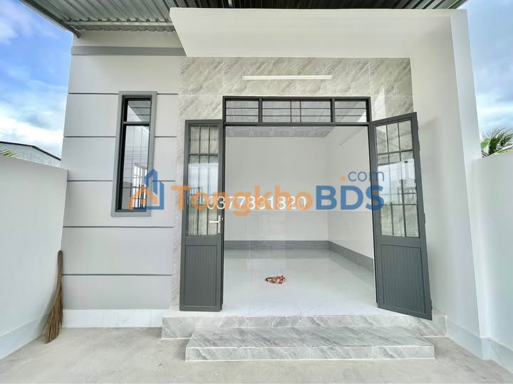 Nhà mới xây mặt tiền hẻm Kênh Xáng Cháo Dơi, 85m², 580 triệu - Hòa Lợi, Châu Thành