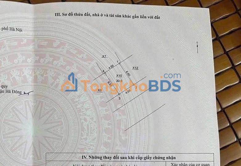 Đất Tái Định Cư Yên Nghĩa, Hà Đông - 30m², Ô tô Đỗ Cửa, Giá 7 Tỷ