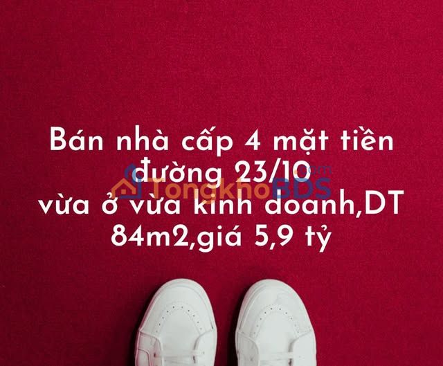 Nhà Mặt Tiền 23/10 Nha Trang 84m² - Vừa Ở Vừa Kinh Doanh, Giá 5.9 Tỷ