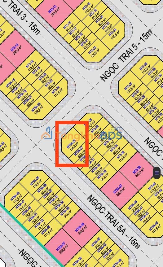 Liền kề góc Nha Trang 134m² - Gần công viên, bể bơi - 20.5 tỷ