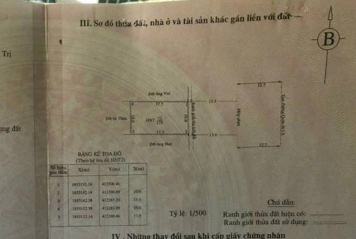 Đất Nền MT Quốc Lộ 1A Triệu Phong - 175m² Sẵn Sổ, Giá 1.6 Tỷ