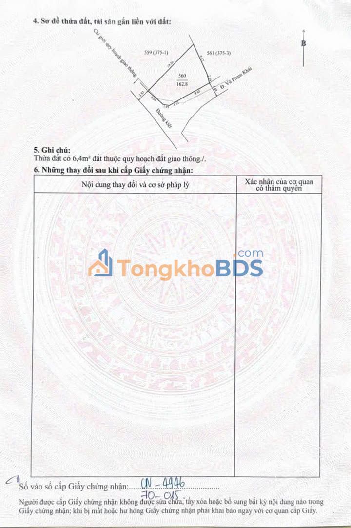 Đất 176.5m² 2 Mặt Tiền Vũ Phạm Khải, Huế - Sổ Hồng Chính Chủ