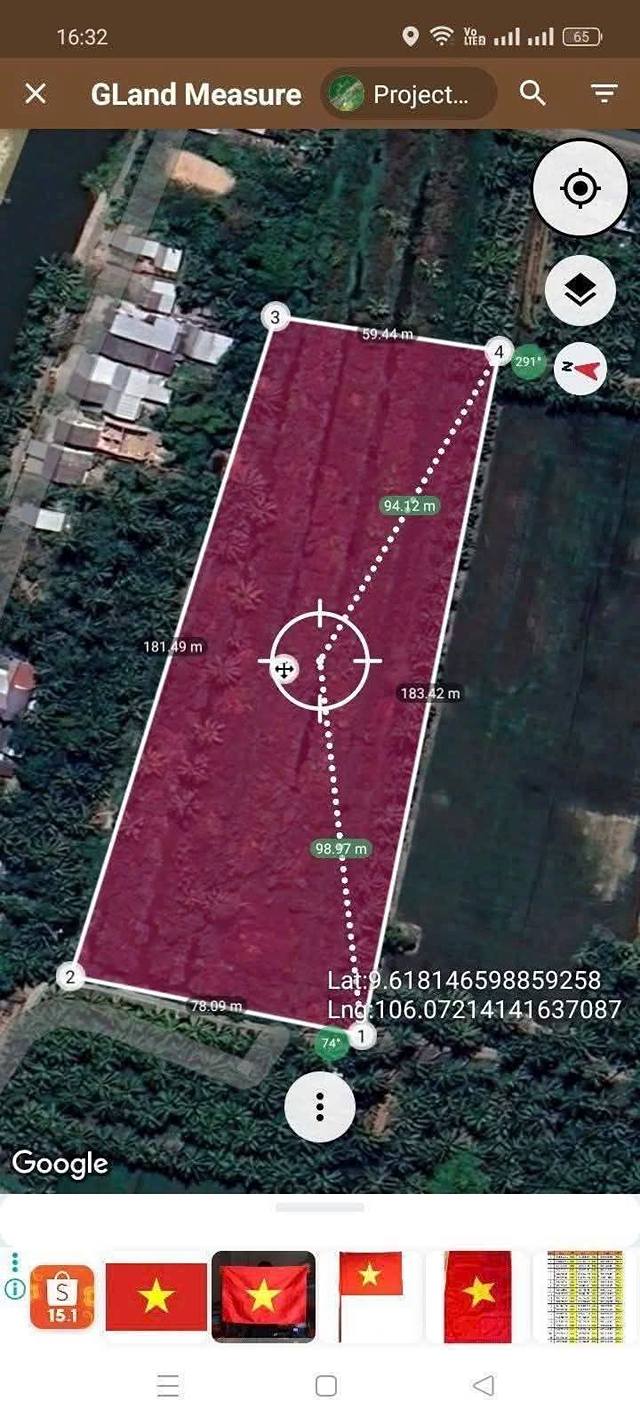 Đất Vườn Nghỉ Dưỡng 16700m² Mặt Tiền Lộ Lớn - Cần Thơ