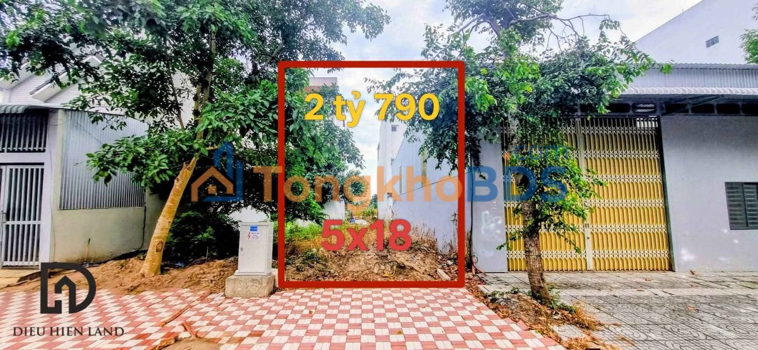 Đất nền KDC Hồng Loan - 90m² - Giá 2.79 tỷ - Sổ Cty