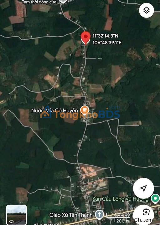 Đất nền Tân Phú Đồng Xoài 360m² 800-899 triệu - Đường to ô tô