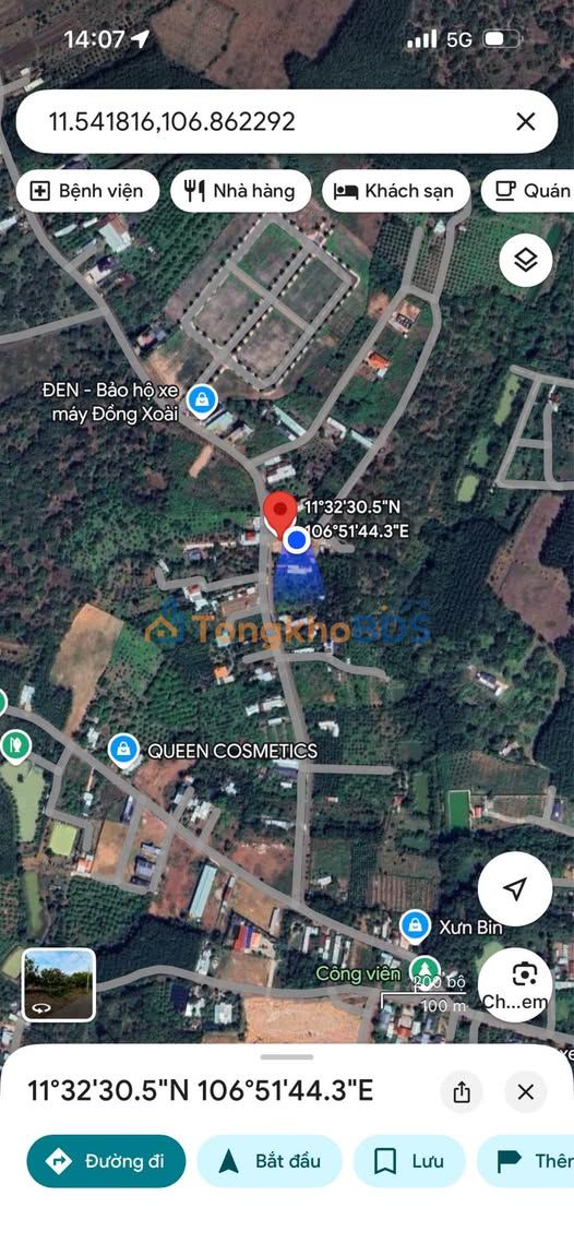 Land Tiến Thành Đồng Xoài 100m² 4 tỷ - Sổ đỏ chính chủ