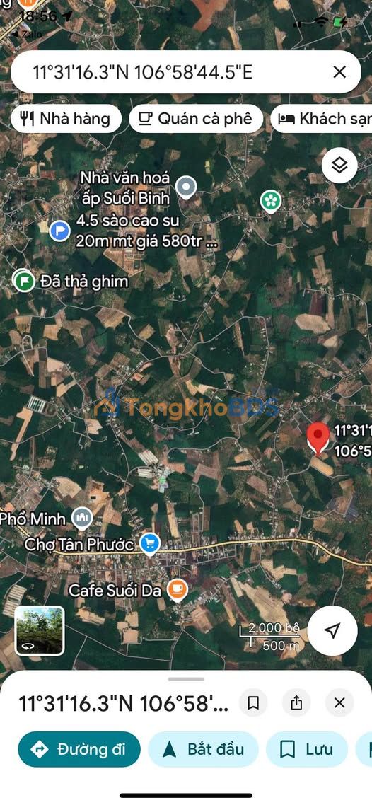 Đất nền Tân Phước Đồng Phú 1.000m² 0,2 tỷ - Hạ tầng hoàn thiện