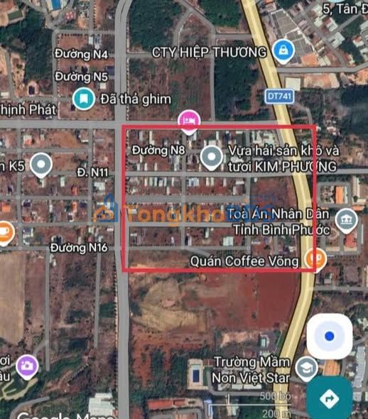 Đất nền Tân Phú Đồng Xoài 126m² 990tr - Hạ tầng hoàn thiện