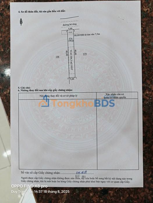 Đất nền Tiến Hưng Đồng Xoài 400m² 2 tỷ - Sổ hồng chính chủ