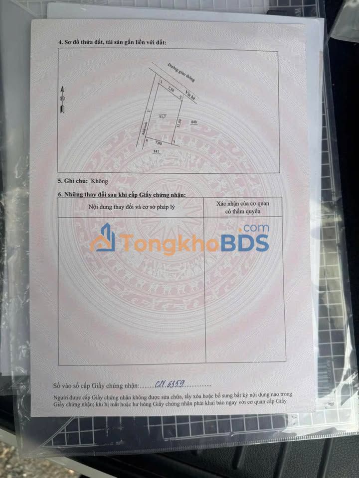 Bán Đất Mặt Tiền 7.5m Phường Tân Dân, Việt Trì - 92m², Giá Tốt