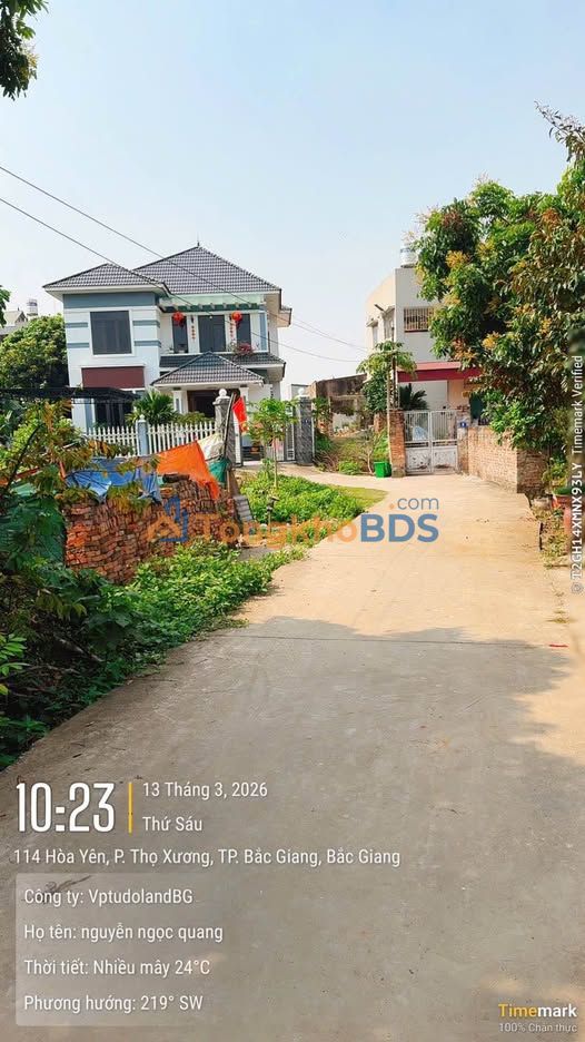 Bắc Giang: Đất thổ cư 350m² mặt đường ô tô, giá 3.x tỷ