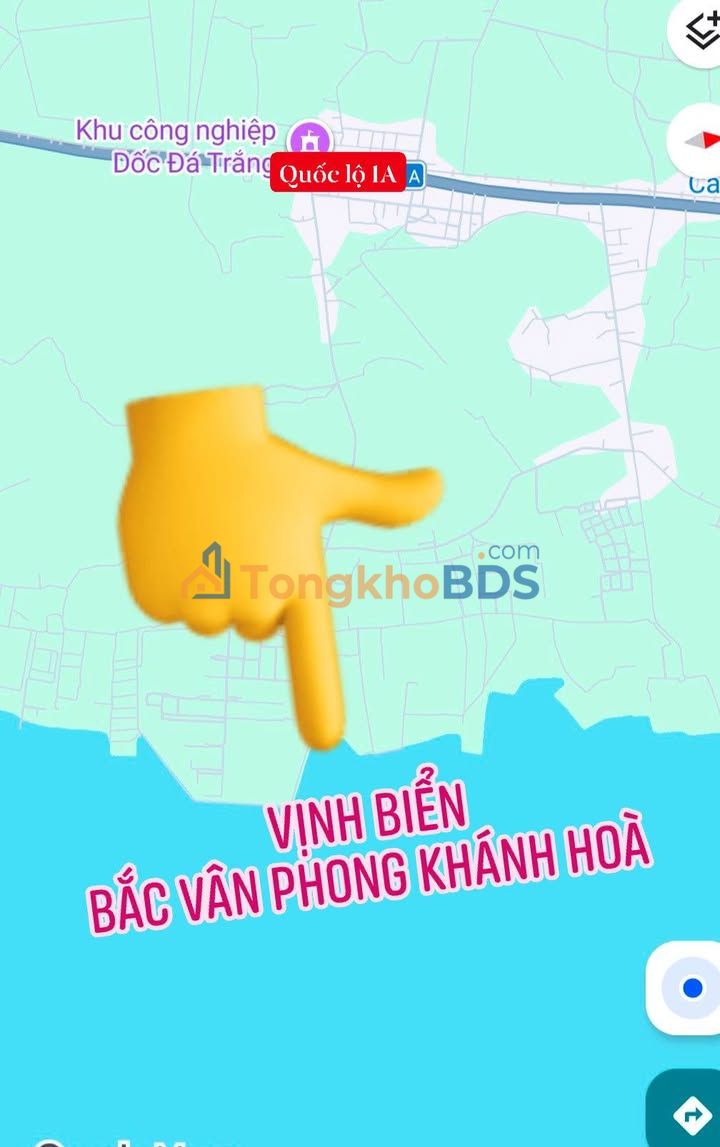 Bán đất mặt tiền QL 1A, Bắc Vân Phong 525m² - Sổ hồng sẵn sàng