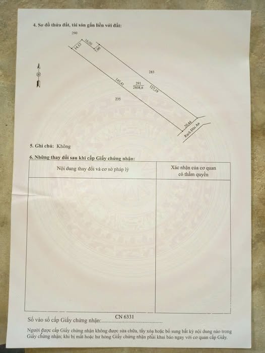 Đất Vườn Cà Mau 1900m² - Sổ Hồng Chính Chủ Giá 1.2 Tỷ