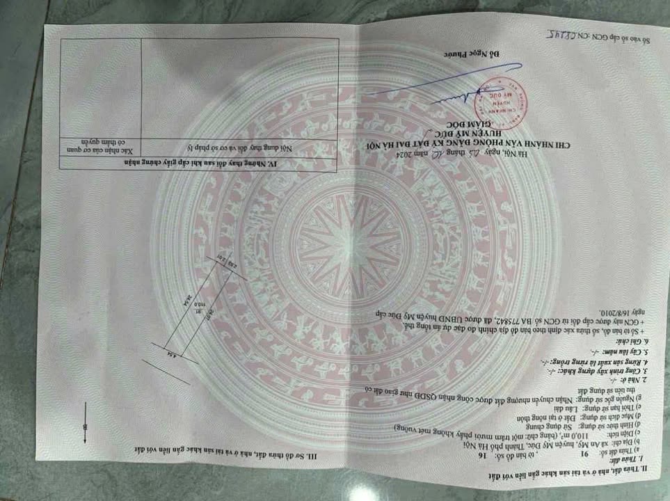 Nhà Mặt Tiền Kinh Doanh Ngã 4 An Mỹ, Mỹ Đức - 110m²