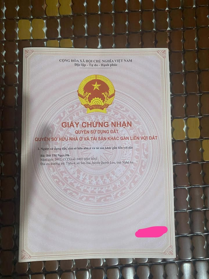 Đất nền Nghĩa Lạc, Nghĩa Đàn: 210m² - Sổ hồng sẵn, giá đầu tư tốt