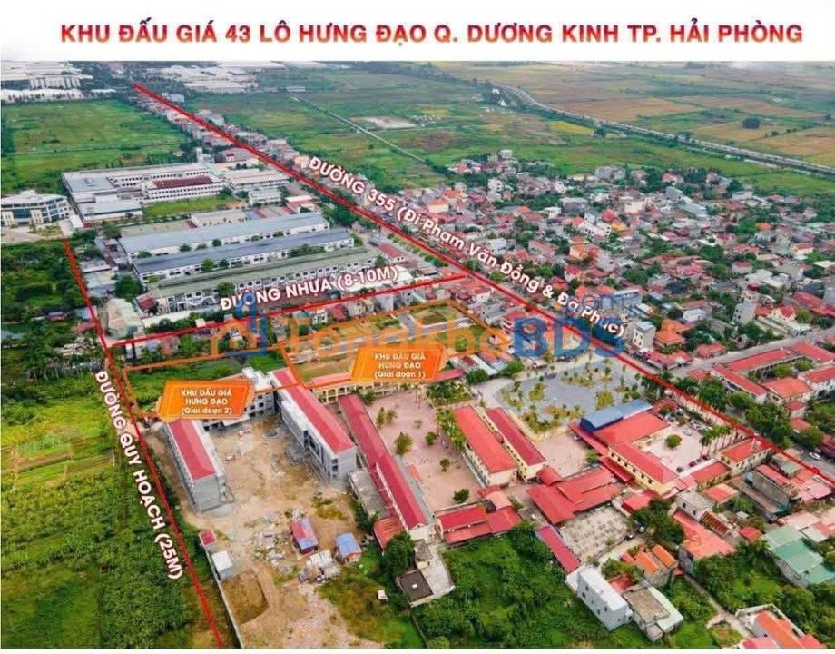 Đất nền Hưng Đạo - Dương Kinh 94m² - Giá 2.x Tỷ - Sổ Đỏ Sẵn Sàng