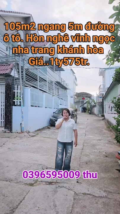 Bán Đất Sổ Đỏ 105m² Xã Vĩnh Ngọc, Nha Trang - Giá 1.575 Tỷ