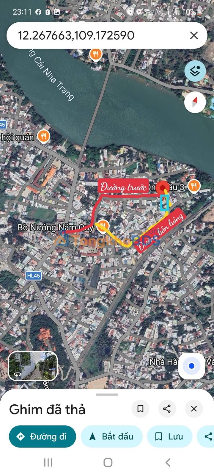 Đất thổ cư 2 mặt tiền Ngọc Hội, Nha Trang - 94.5m² - Sổ hồng riêng