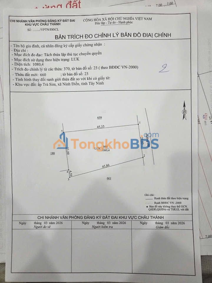 Đất Nền Trà Sim Châu Thành - 900m² Mặt Tiền Sỏi Đỏ, Giá Chỉ 205 Triệu