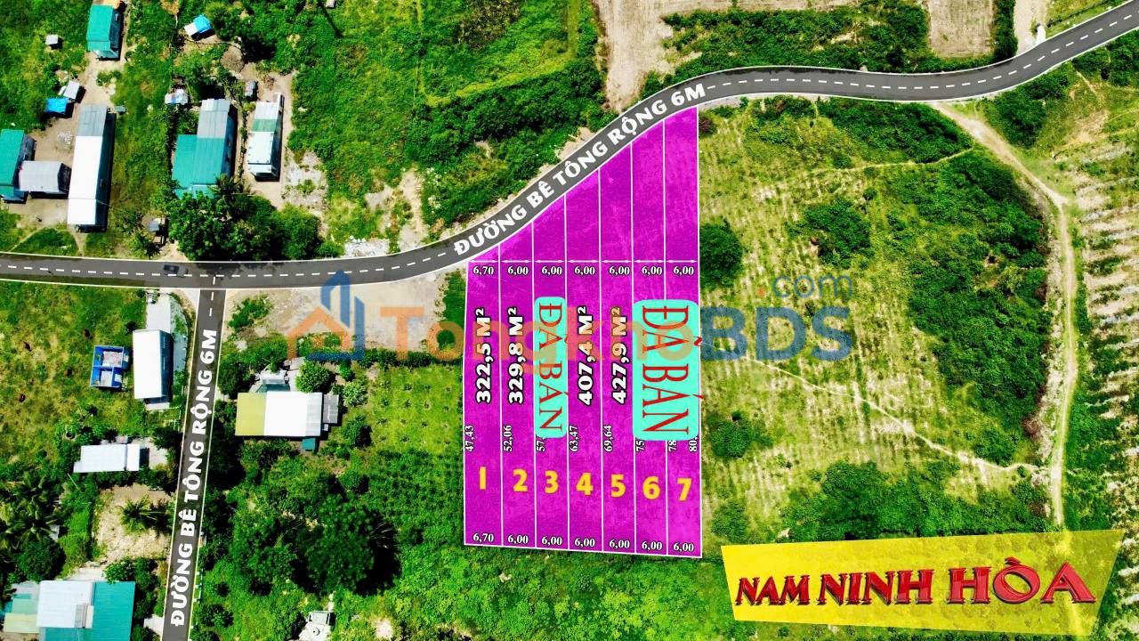 Bán Gấp 7 Lô Đất Ninh Hoà 322m² - Sổ Hồng Sẵn Sàng