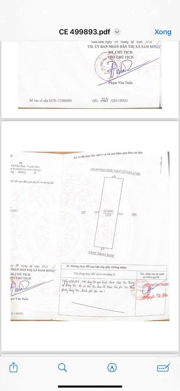 Đất nền Quảng Thọ Sầm Sơn 132m² - Kinh doanh đắc lợi, giá tốt