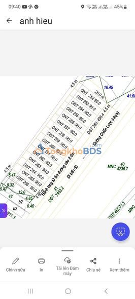 Bán Đất 90m² Mặt Tiền 4.5m Đường Chiến Lược, Bắc Giang - Giá 3 Tỷ