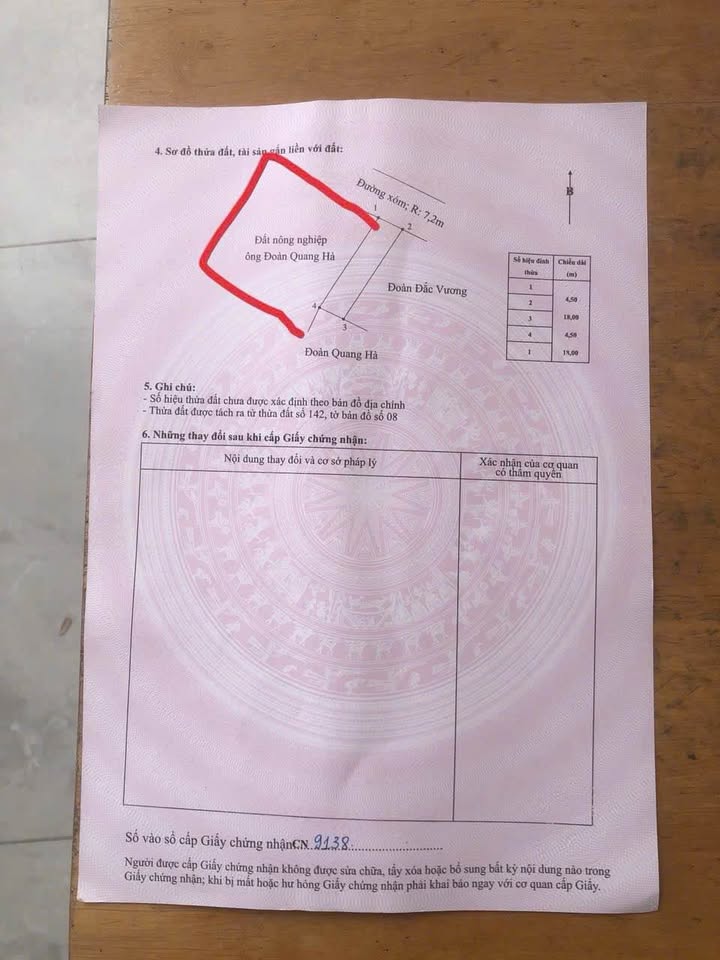 Bán Đất Vườn Mặt Đường Trục Thôn 370m² Kiến Hải, HP - Sổ Hồng Chính Chủ