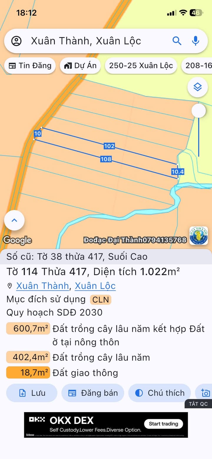 Bán Đất Nền Đồng Nai 360m² - Giá 590 Triệu Tại Xuân Lộc