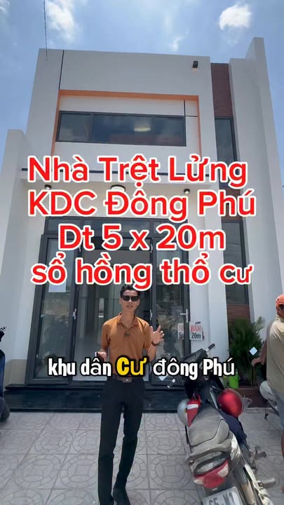 Nhà Trệt Lửng KDC Đông Phú, Cần Thơ - 100m², 3PN, 2 Tỷ 050 - Sổ Hồng