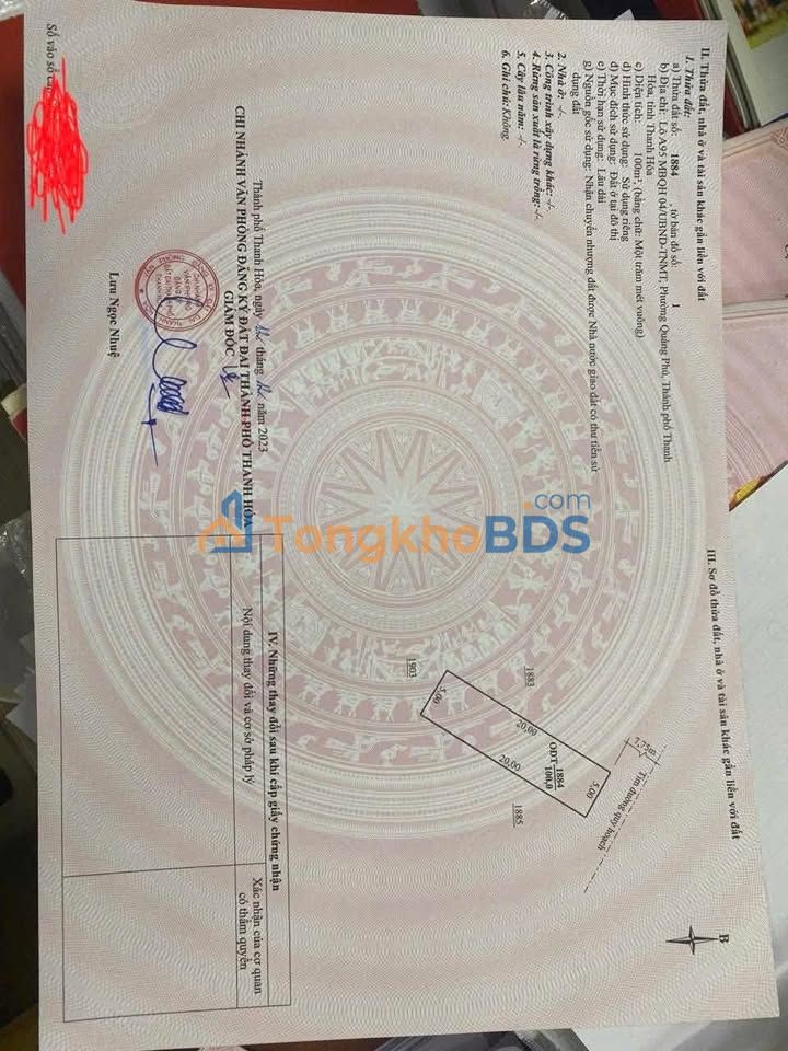 Đất nền Quảng Phú 100m² gần QL47 - Sẵn sàng xây nhà