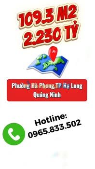 Đất Vàng Hạ Long 109.3m² Mặt Đường Hà Tu - Giá Thanh Lý 2.23 Tỷ