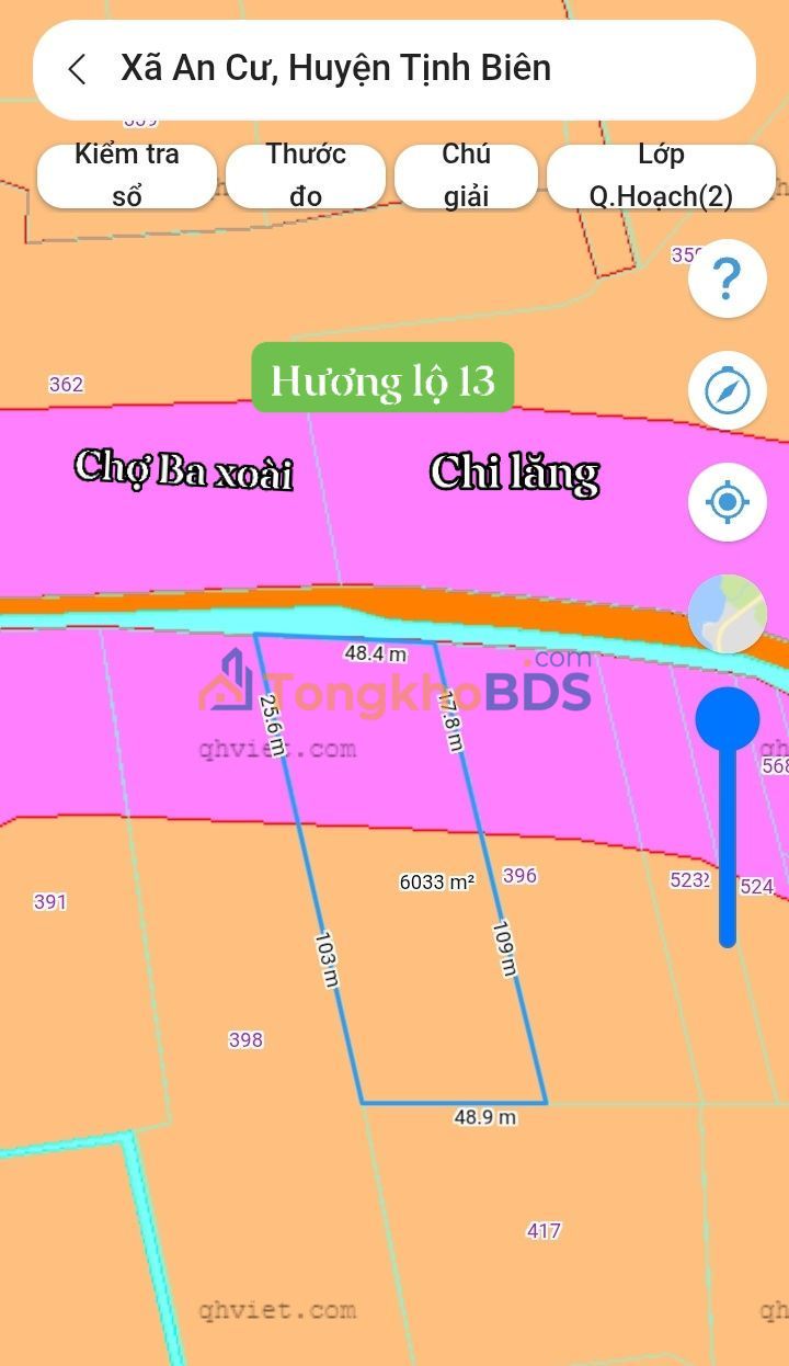 Bán Gấp 6000m² Đất Cây Lâu Năm Mặt Tiền Hương Lộ 13, Tịnh Biên, An Giang - Giá Tốt