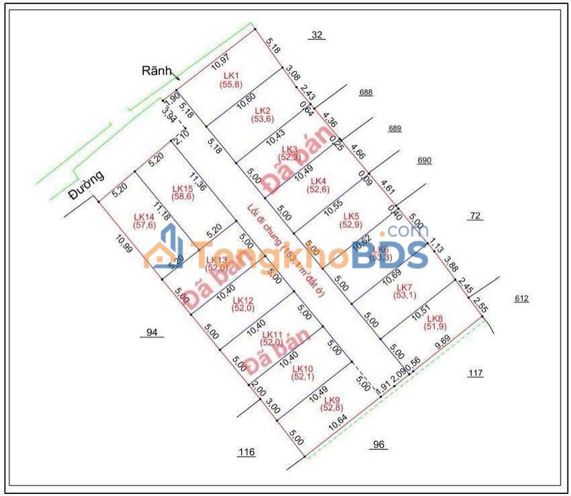 Đất nền Đông Tảo - Khoái Châu: Sổ đỏ full thổ cư, 50m², giá chỉ từ 1.65 tỷ
