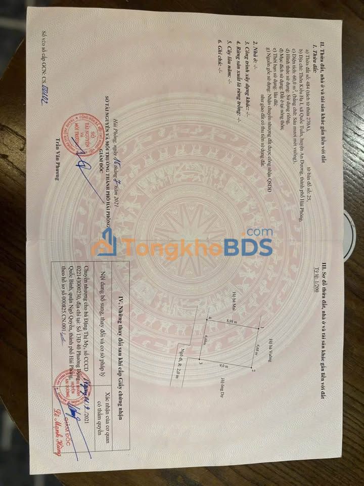 Đất nền Kiều Hạ Quốc Tuấn, Hải Phòng - 60m² giá hơn 700 triệu