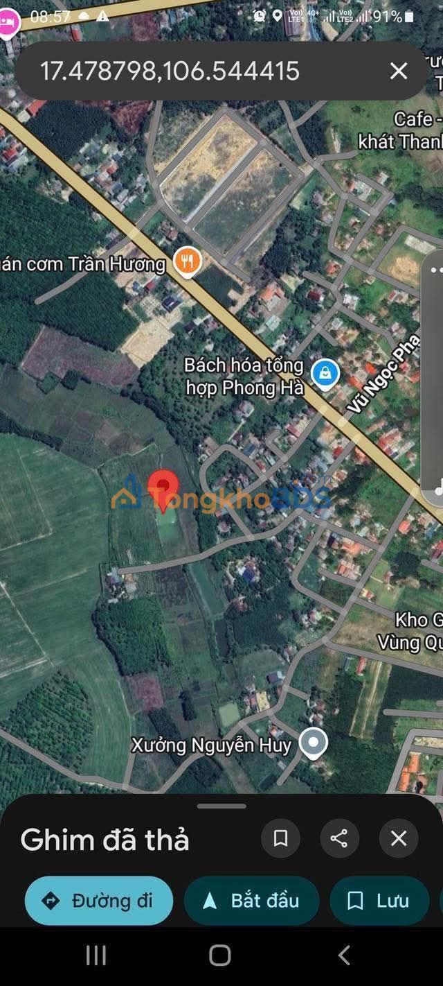 Đất Vườn 2ha Thuận Đức, Đồng Hới - Sổ Hồng Riêng, Giá Đầu Tư 17x Tỷ