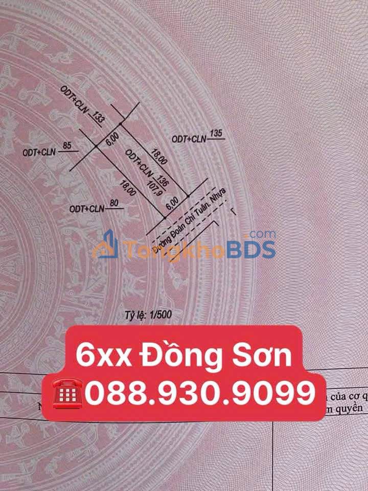 Đất Nền Mặt Tiền Đoàn Chí Tuân, Đồng Hới - 108m² Hướng Đông Nam