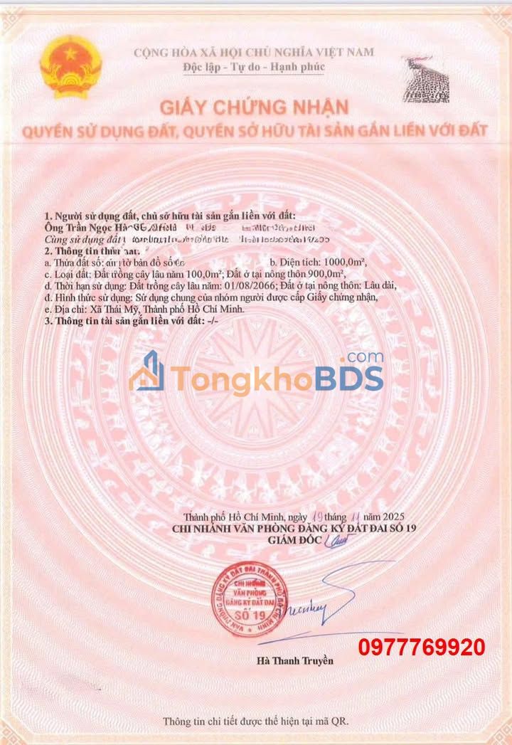 Đất Vườn 510m² Tân Phú Trung, Củ Chi - Sổ Thổ Cư, Đường Ô Tô, Giá 3.7 Tỷ