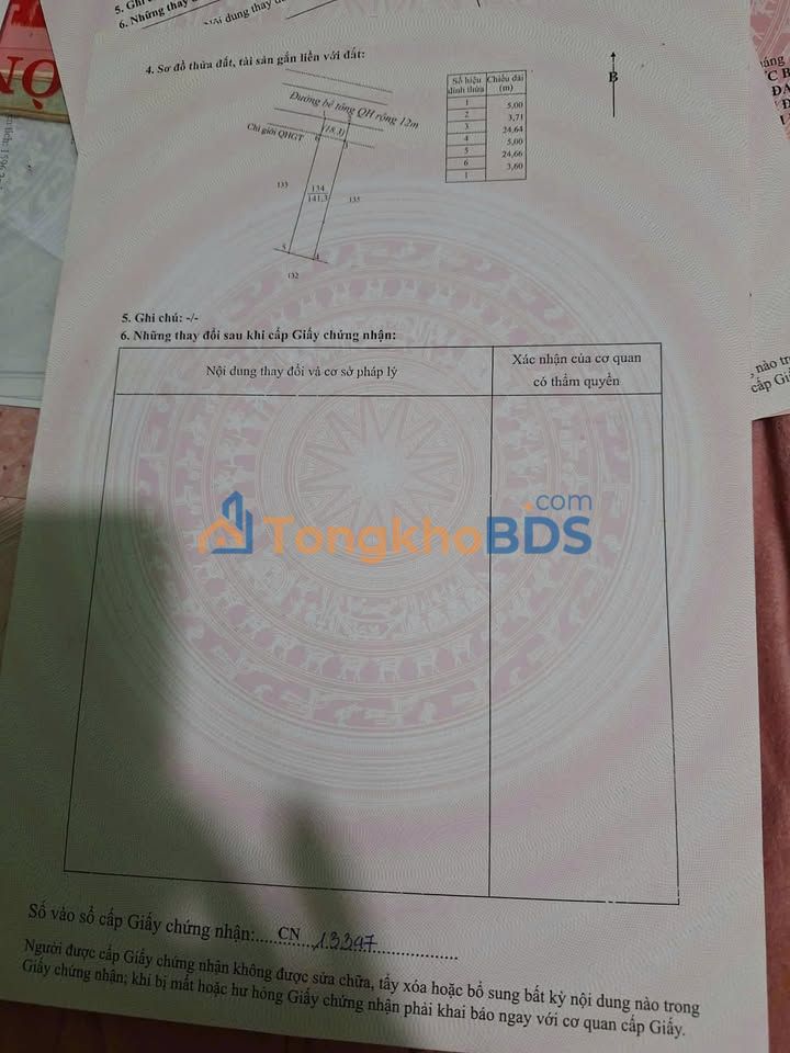 Bán Đất Nền Buôn Hồ 120m² - Mặt Đường Bê Tông, Giá Tốt