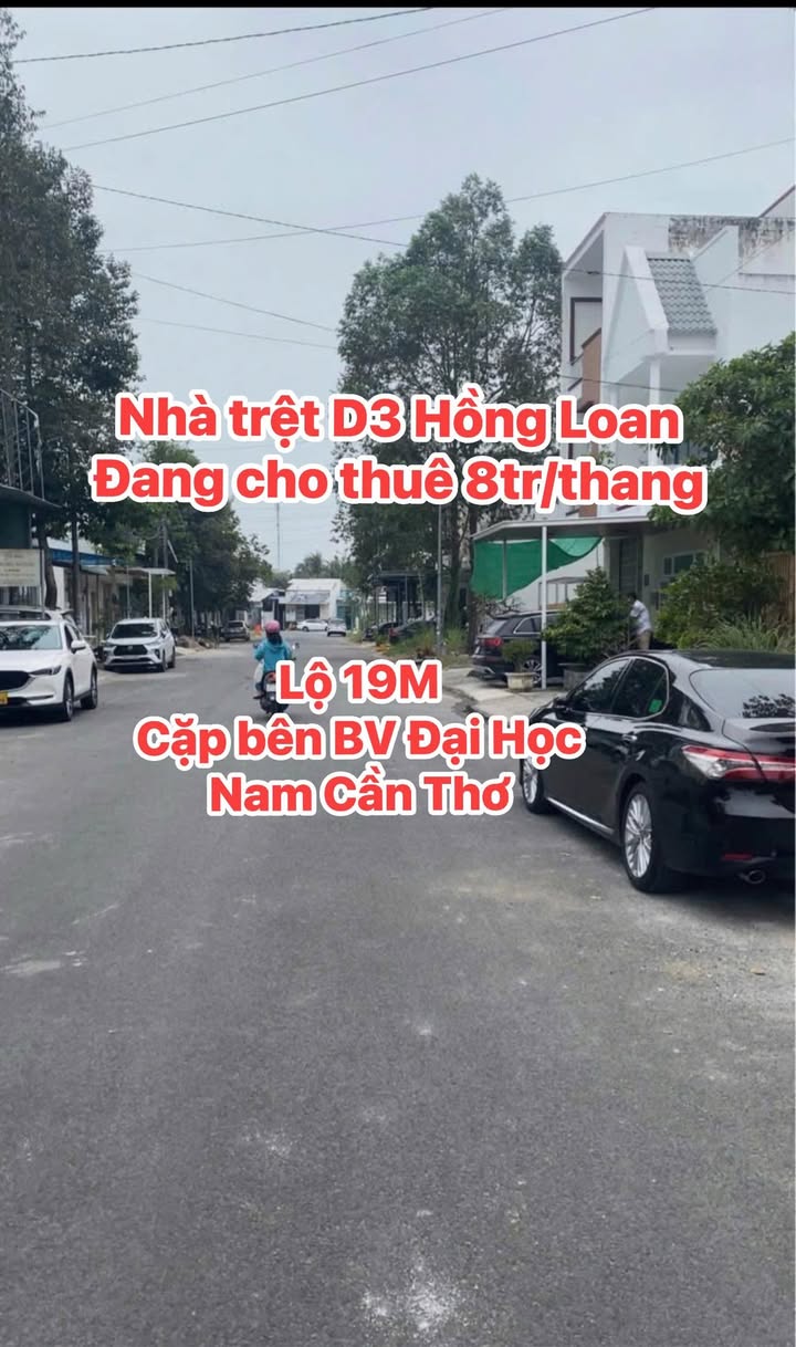 Nhà 1 Trệt Đường D3 KDC Hồng Loan 6A - 80m² Giá 3.6 Tỷ, Gần BV ĐH Y Dược