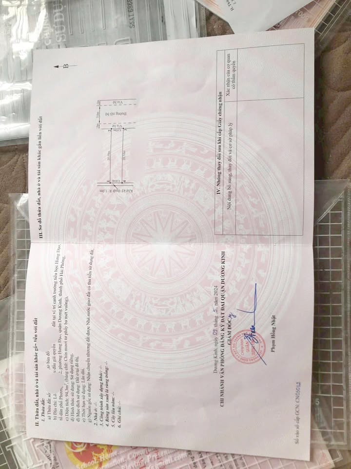 Đất đấu giá Hưng Đạo 94m² - Gần chợ Hương, 2.x tỷ