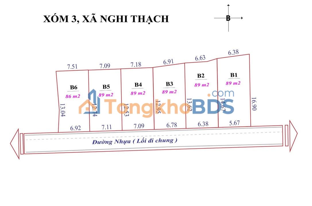 Đất Nền Nghi Thạch 89m² - Sổ Đỏ Sẵn Sàng, Giá Đầu Tư 9xx Triệu